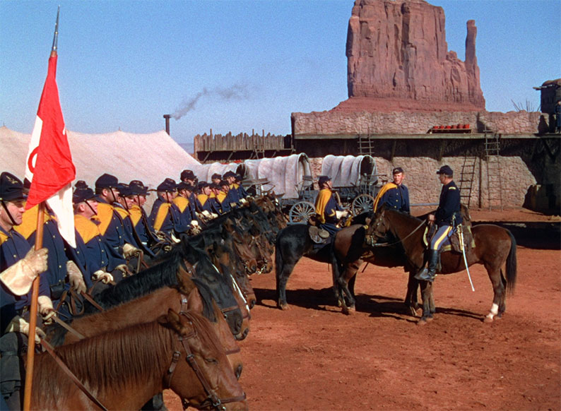Monument Valley and John Ford as seen in She Wore a Yellow Ribbon