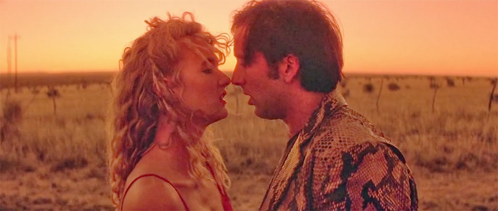 Laura Dern and Nicolas Cage in Wild at Heart