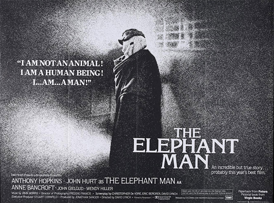 The Elephant Man quad poster