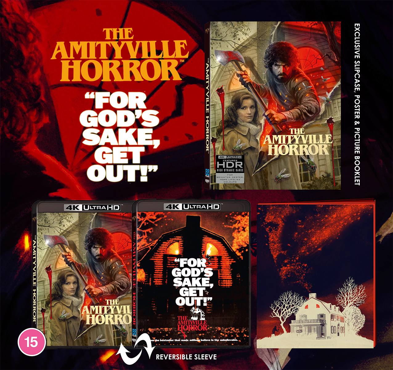 The Amityville Horror UHD & Blu-ray pack shot