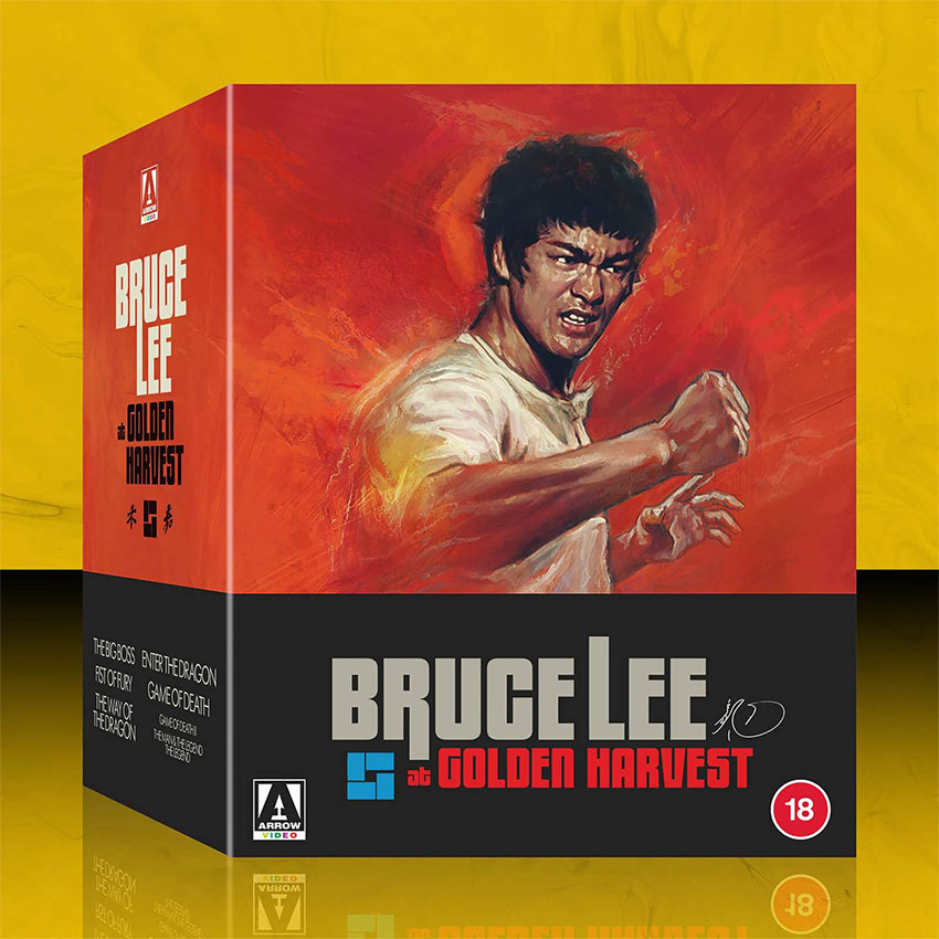 Bruce Lee at Golden Harvest Blu-ray pack shot