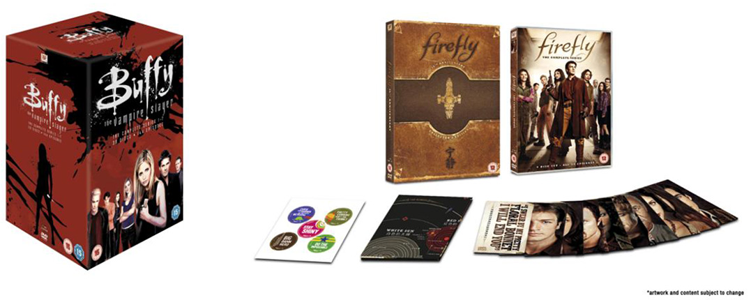 Buffy the Vampire Slayer: The Complete Series and Firefly: 15th Anniversary Collector's Edition box sets