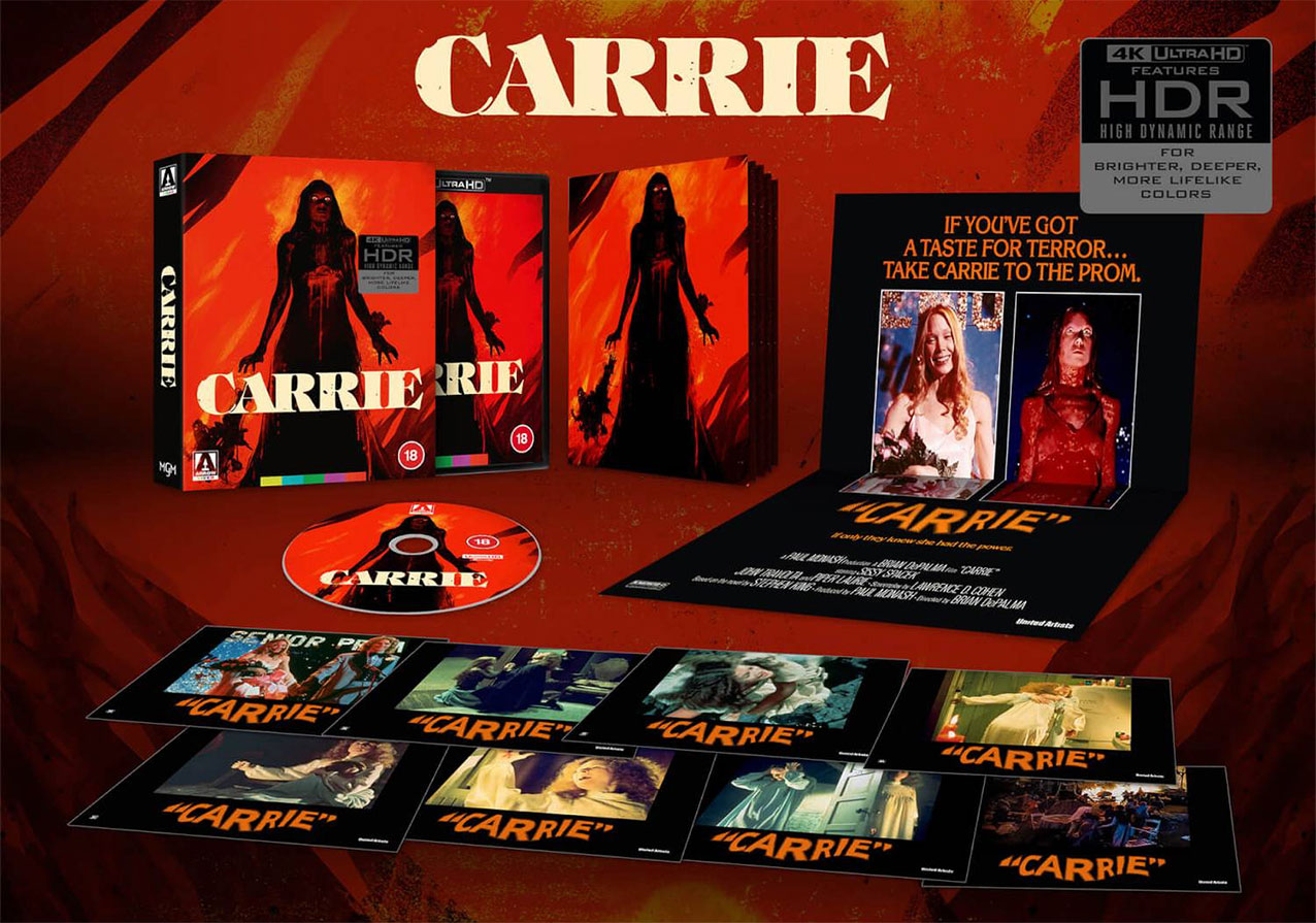 Carrie 4K UHD pack shot