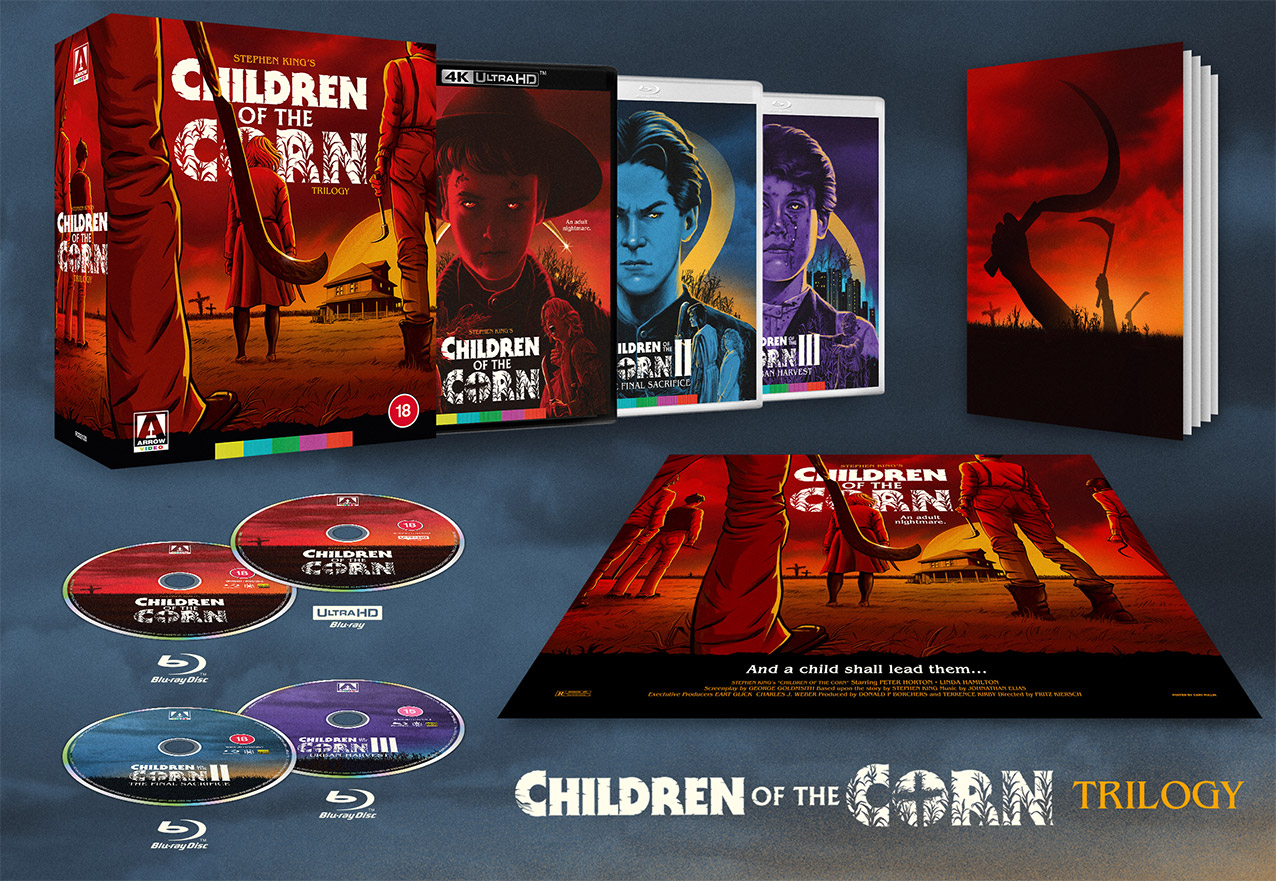 Children of the Corn Trilogy Blu-ray/UHD pack shot