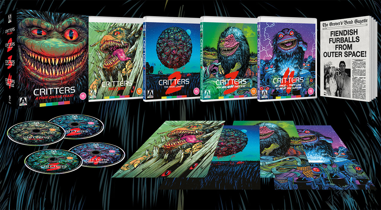 Critters: a Four Course Feast! Blu-ray pack shot