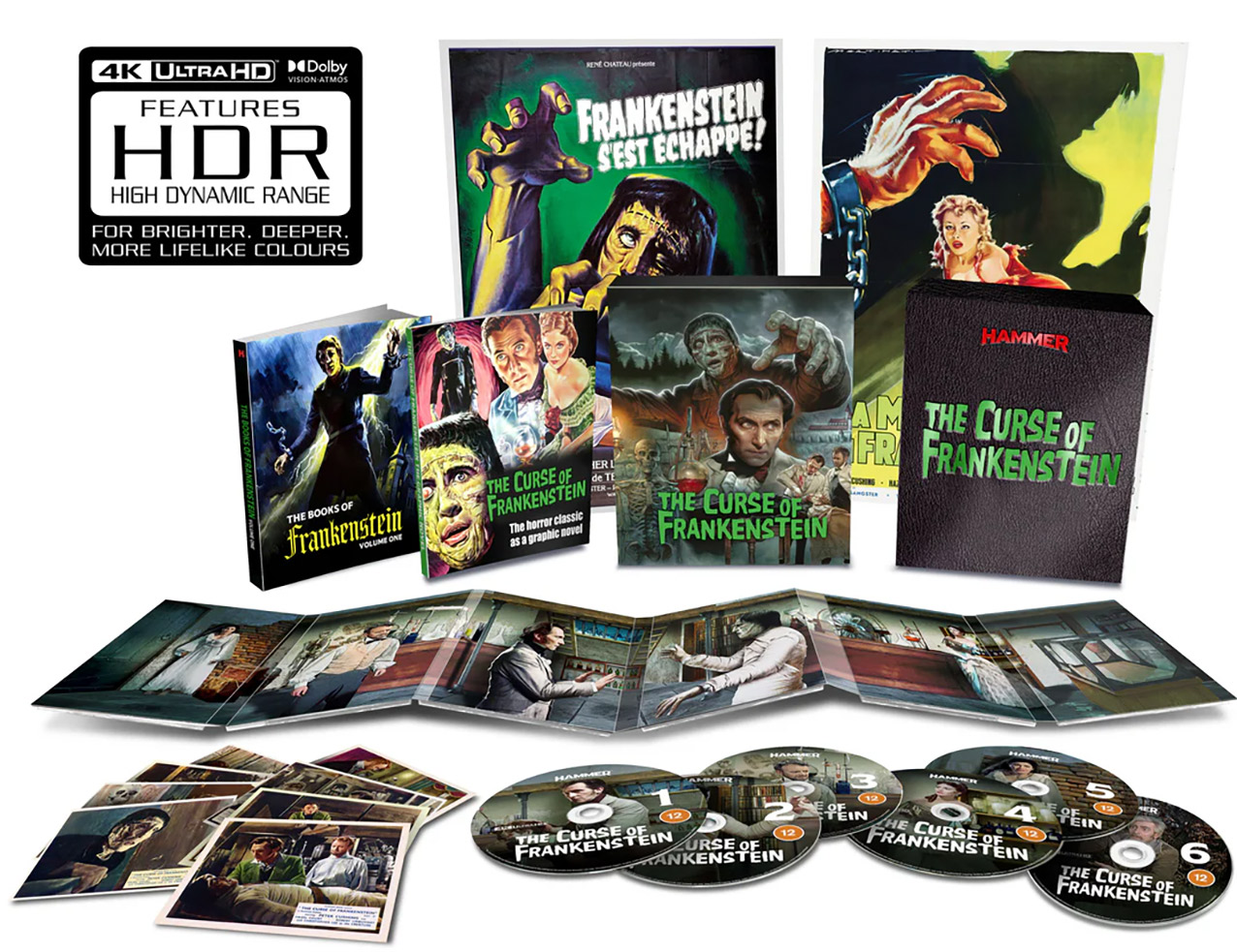 The Curse of Frankenstein UHD & Blu-ray Limited Collector's Edition