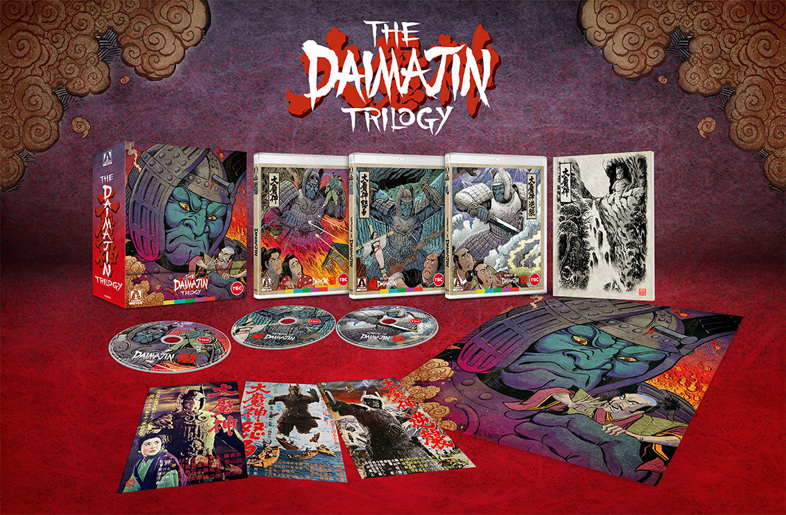 The Daimajin Trilogy Blu-ray pack shot