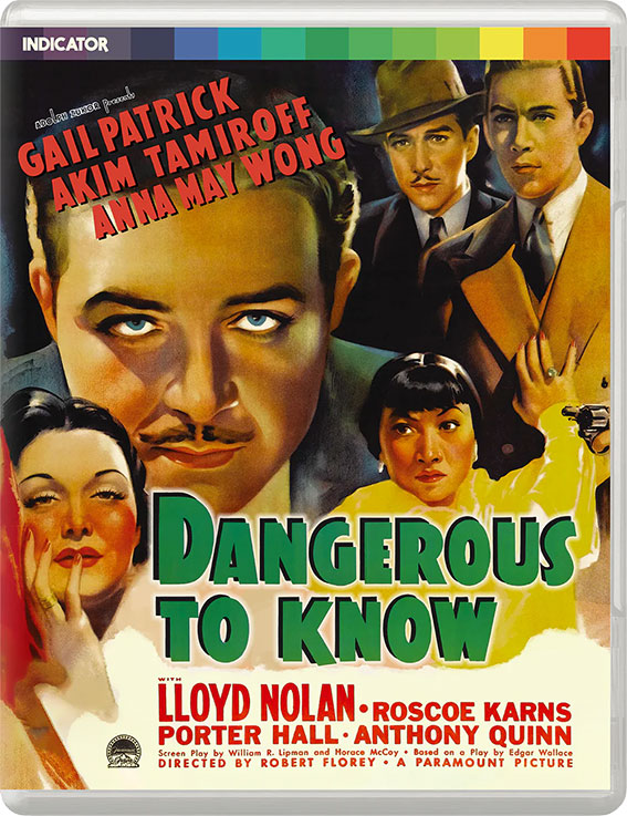 Dangerous to Know Blu-ray cover art