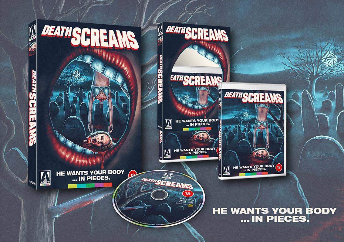 Death Screams Limited Edition Blu-ray pack shot