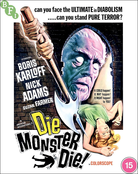 Die, MOnster, Die! Blu-ray cover art