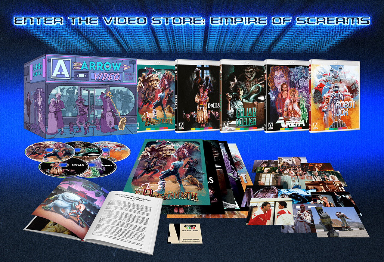 Enter the Video Store: Empire of Screams Blu-ray pack shot