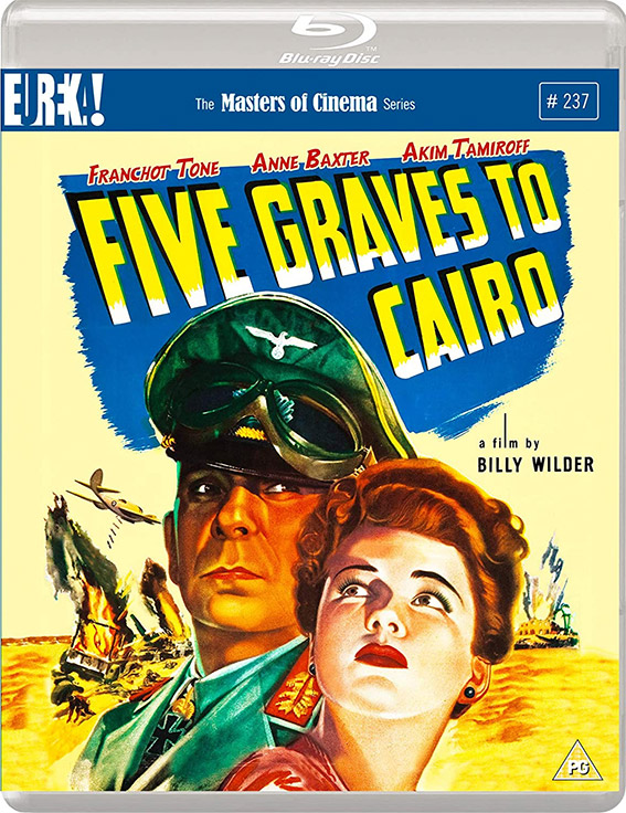 Five Graves to Cairo Blu-ray cover art