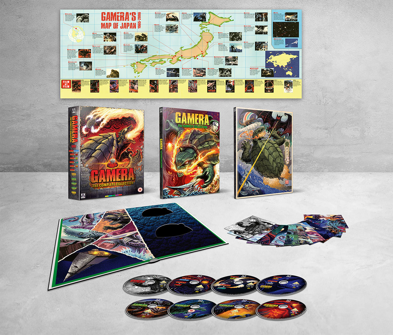 Gamera: The Complete Collection Blu-ray pack shot