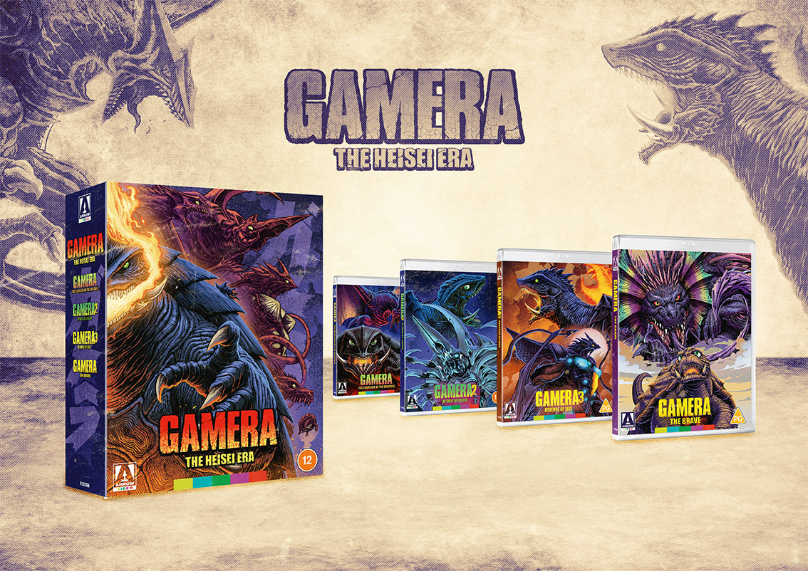 Gamera – The Heisei Era Blu-ray pack shot