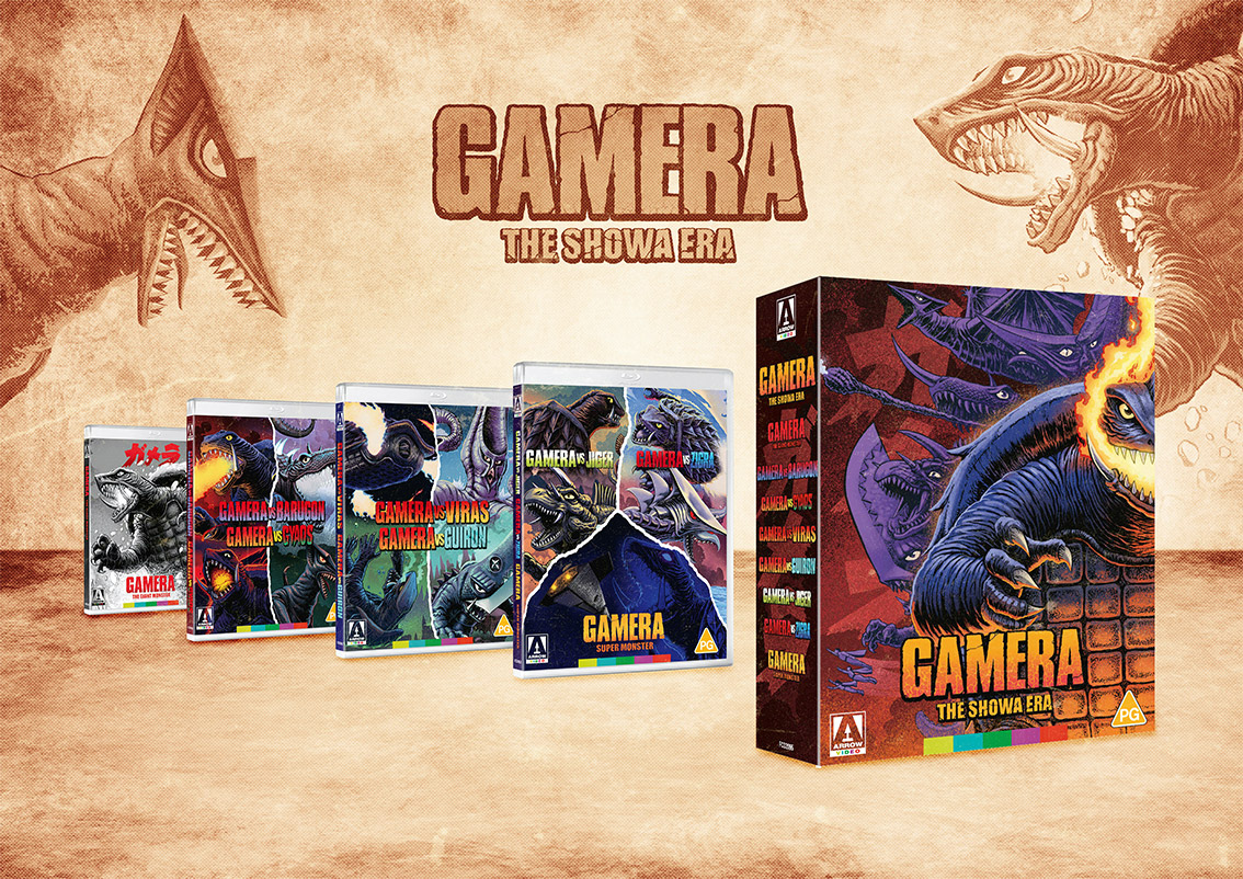 Gamera – The Showa Era Blu-ray pack shot