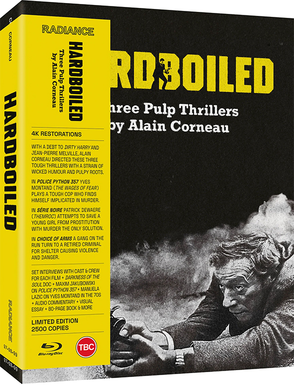 Hardboiled: Three Pulp Thrillers by Alain Corneau Blu-ray cover art