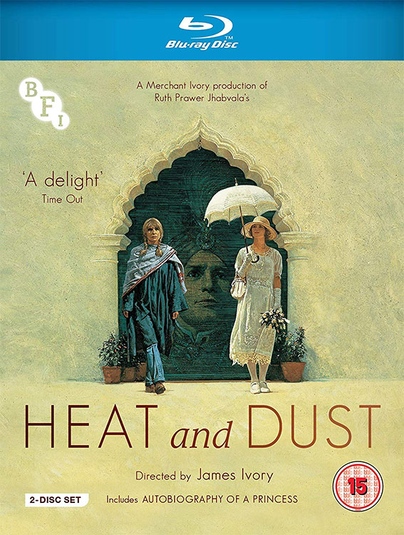 Heat and Dust Blu-ray cover art