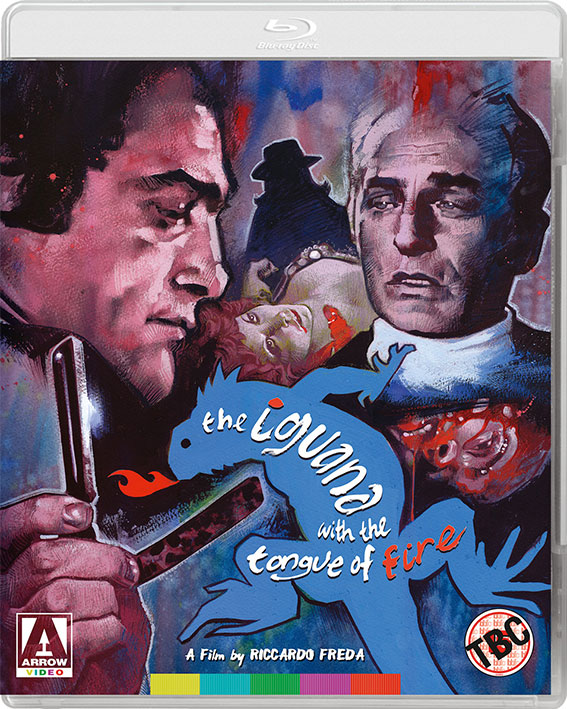 The Iguana With the Tongue of Fire Blu-ray cover art