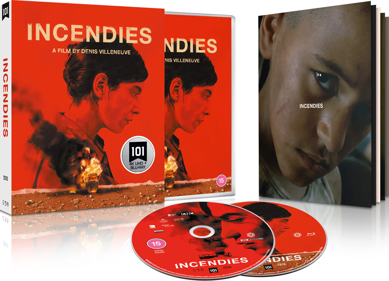 Incendies Limited Edition UHD pack shot