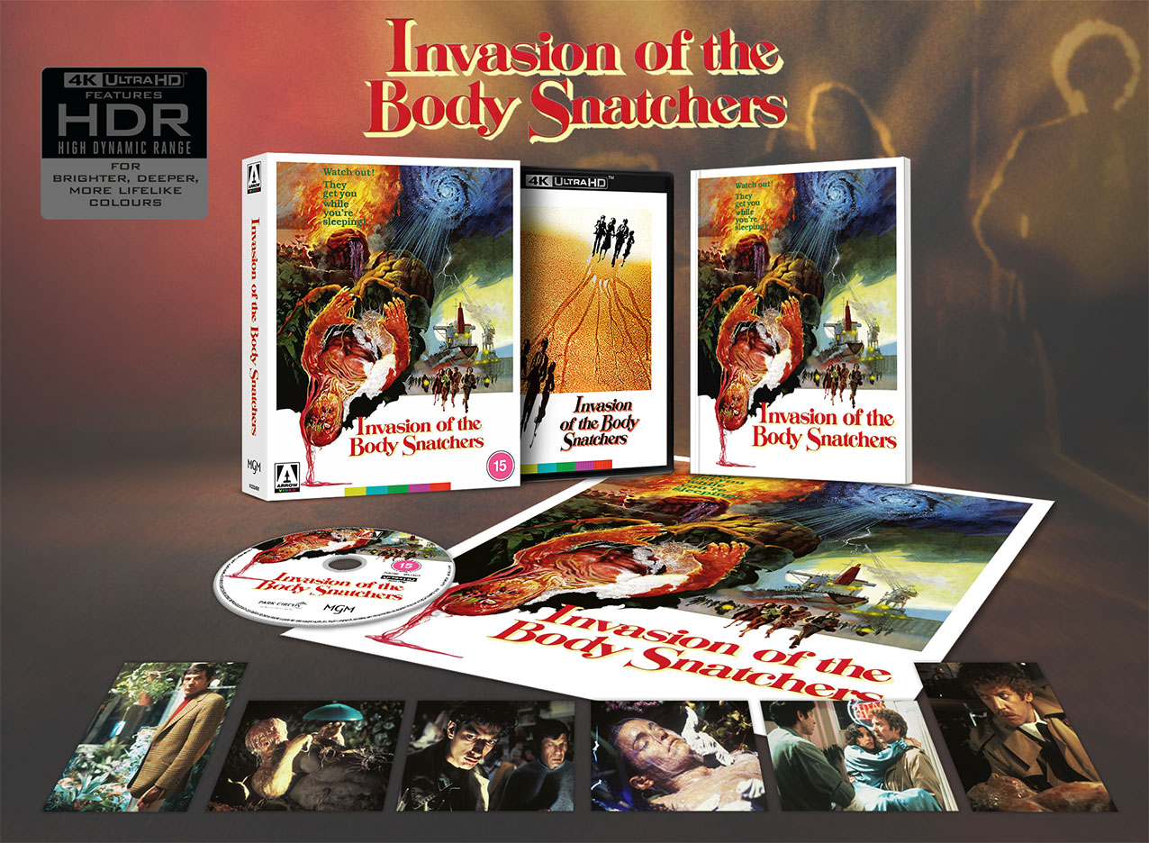 Invasion of the Body Snatchers Orig inal Artwork UHD pack shot