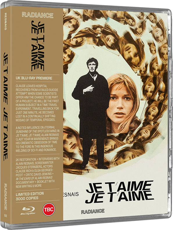 Je t'aime, je t'aime Blu-ray cover art