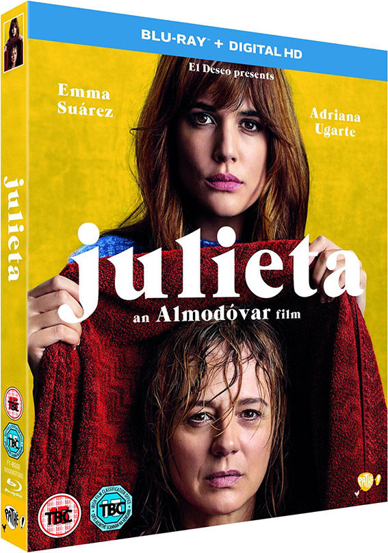 Julieta Blu-ray cover
