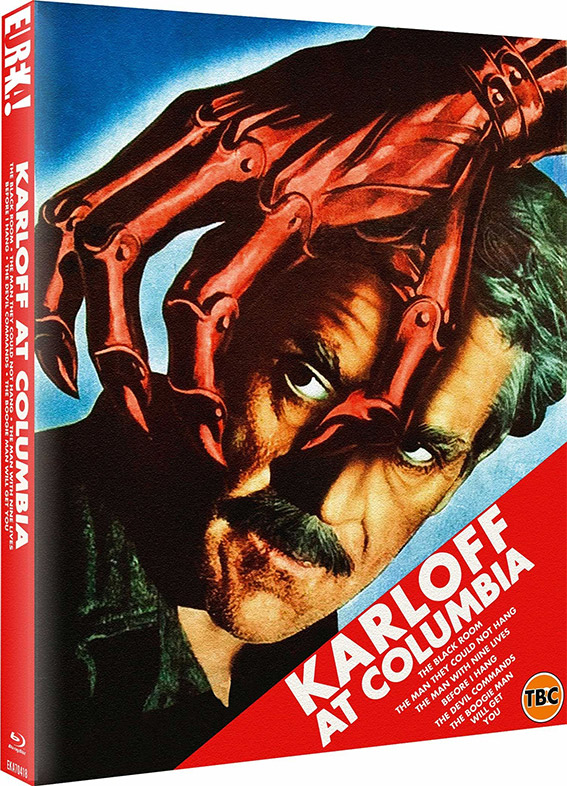 Karloff at Columbia Blu-ray cover art