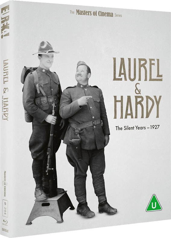 Laurel and Hardy: The Silent Years Blu-ray cover art