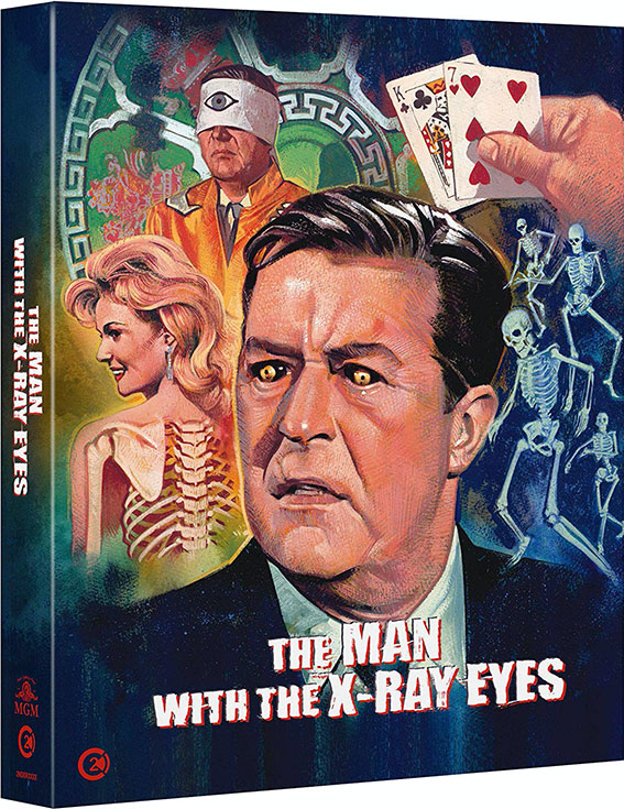 The Man With X-Ray Eyes Blu-ray slipcase cover art