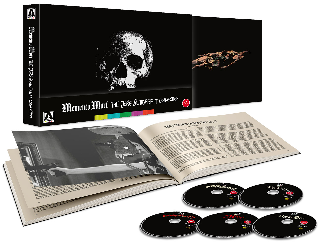 Memento Mori: The Jörg Buttgereit Collection Limited Edition Blu-ray cover art