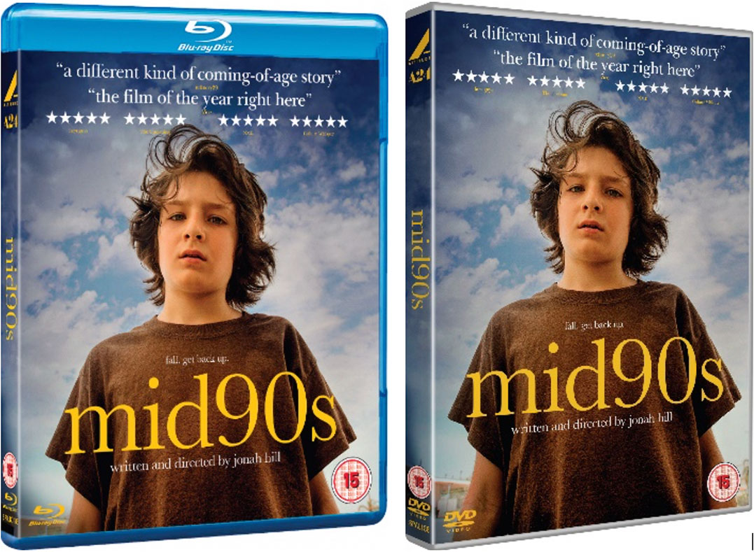 mid90s Blu-ray and DVD cover art
