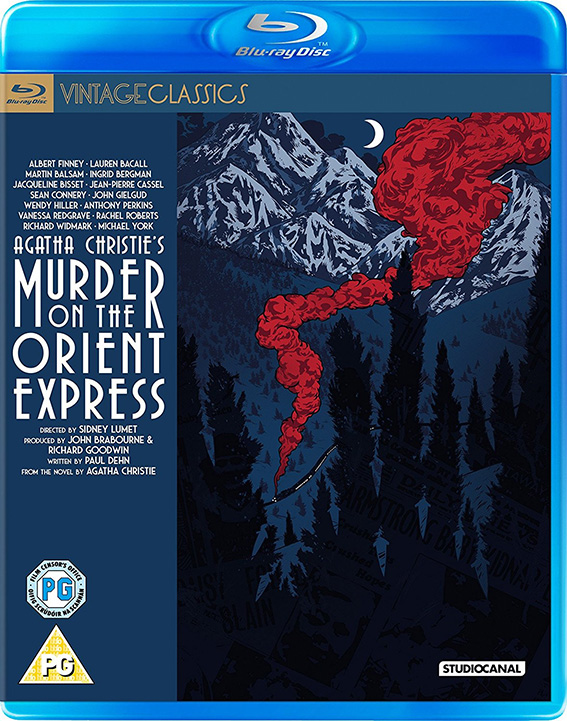 Murder on the Orient Express Blu-ray cover