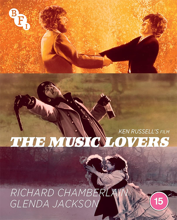 The Music Lovers Blu-ray cover art