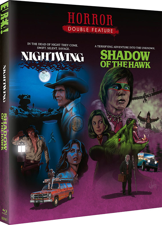 Nightwing and Shadow of the Hawk Blu-ray cover art