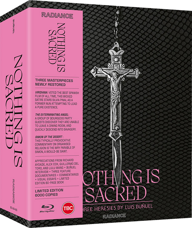 Nothing is Sacred: Three Heresies by Luis Buñuel Blu-ray cover art