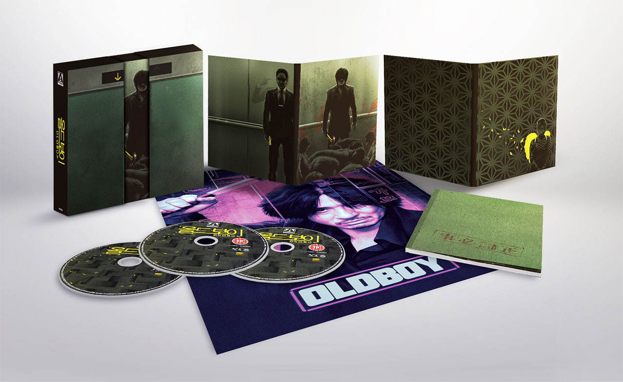 Oldboy 3-disc Blu-ray exploded artwork