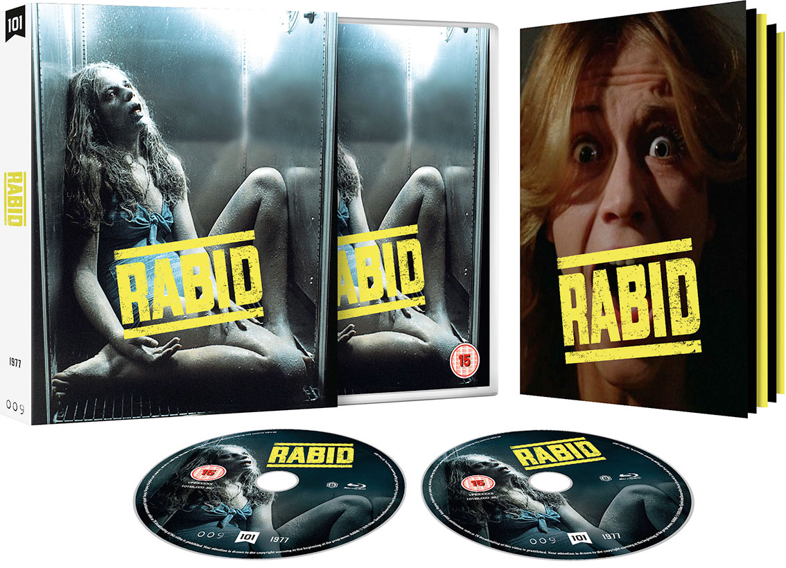 Rabid 2-disc Blu-ray pack shot
