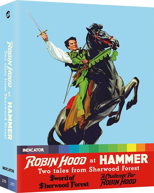 Robin Hood at Hammer: Two Tales from Sherwood Forest Blu-ray cover art