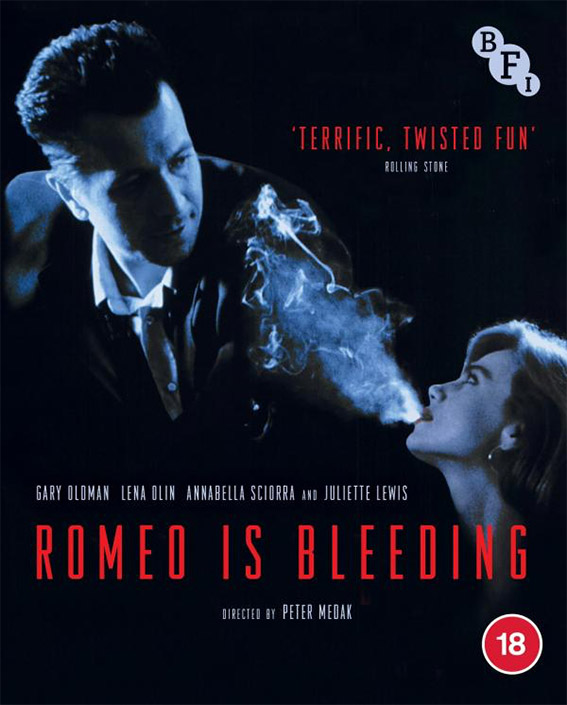 Romeo is Bleeding Blu-ray cover art