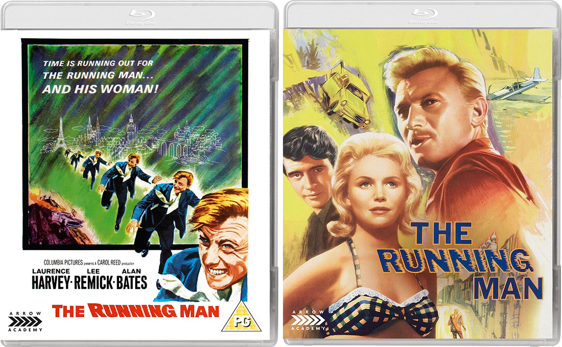 The Running Man Blu-ray cover art