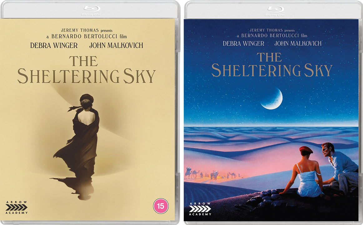 The Sheltering Sky Blu-ray cover art