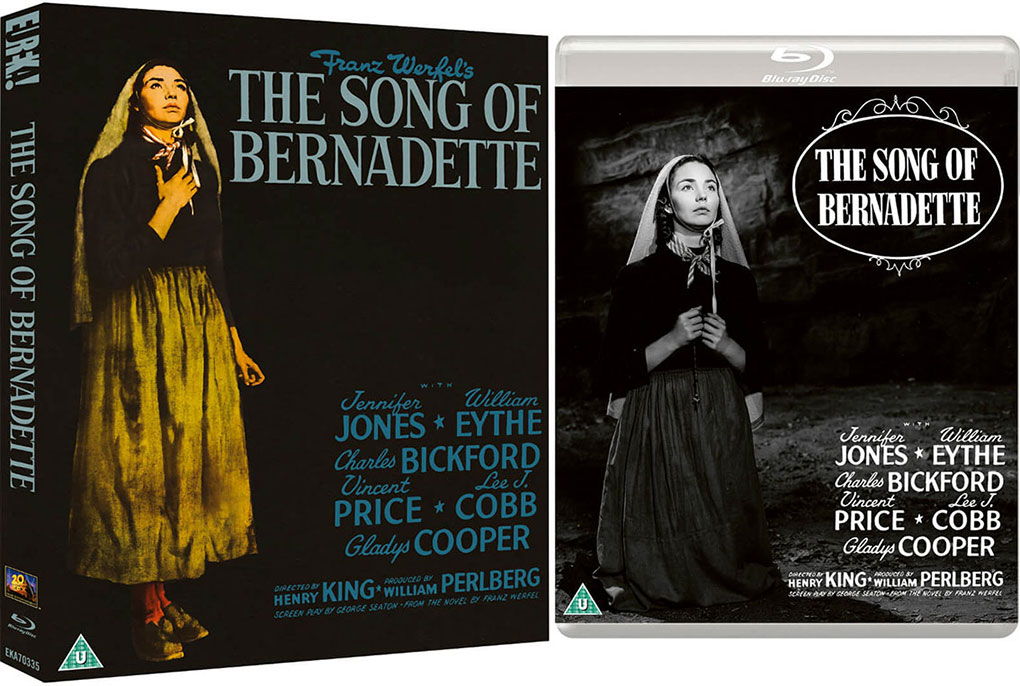 The Song of Bernadette Blu-ray cover art