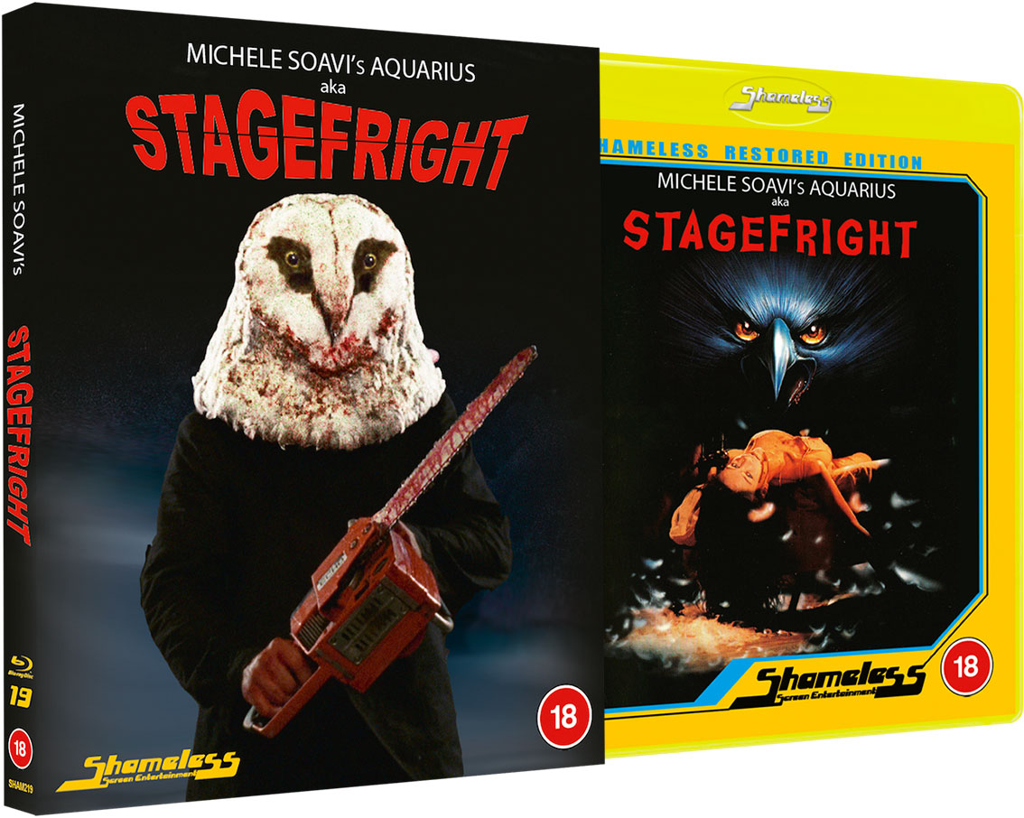 Stagefright Blu-ray cover and slipcase