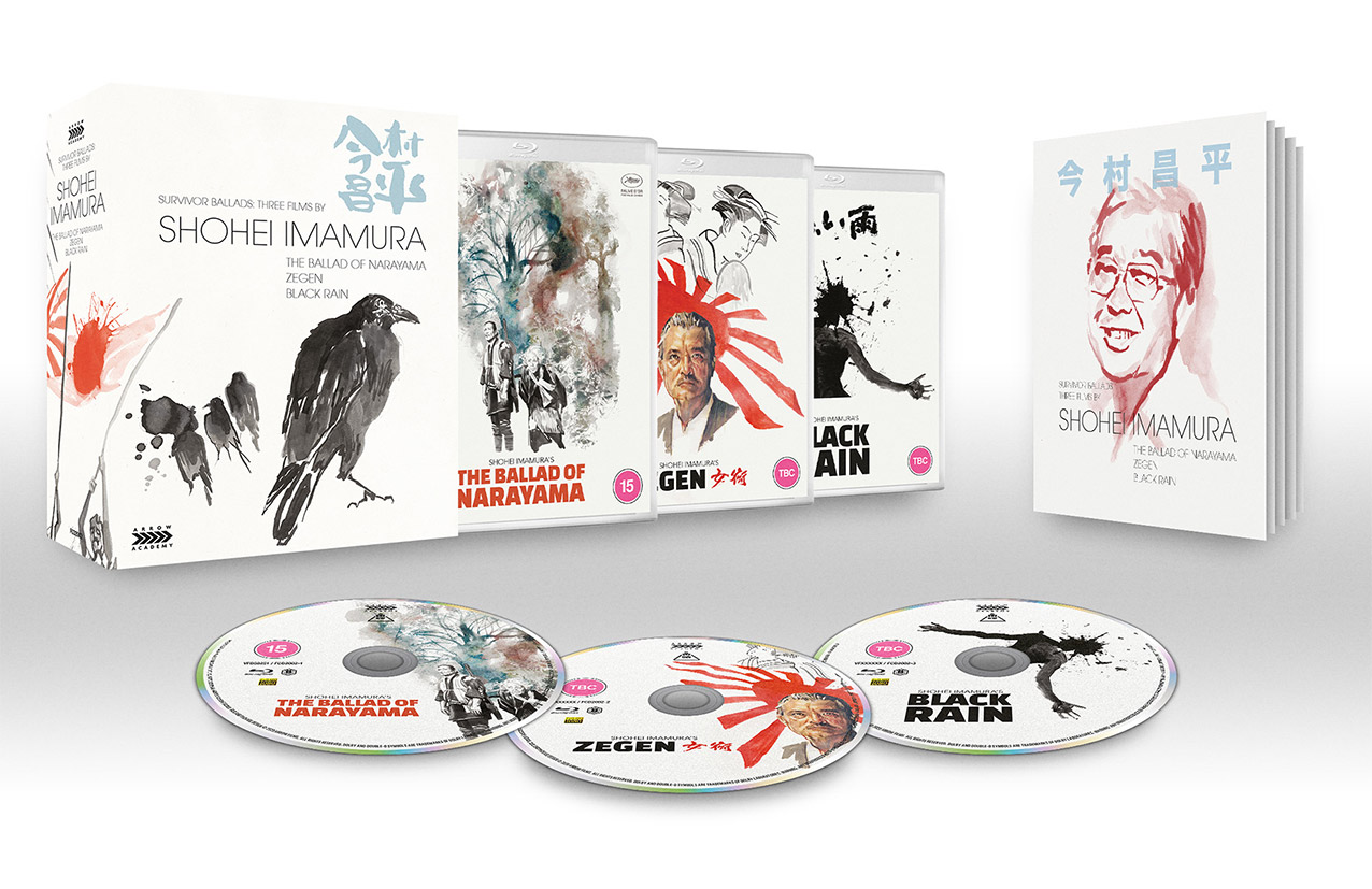 Survivor Ballads: Three Films from Shohei Imamura Blu-ray box set pack shot