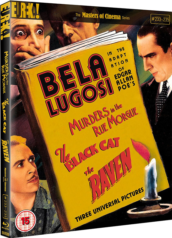 Murders in the Rue Morgue/The Black Cat/The Raven: Three Edgar Allan Poe Adaptations Starring Bela Lugosi Blu-ray cover