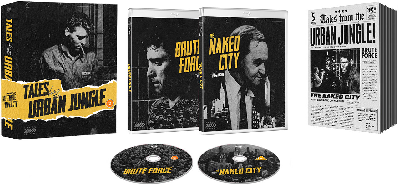 Tales from the Jungle" Brute Force and The Naed City Blu-ray pack shot