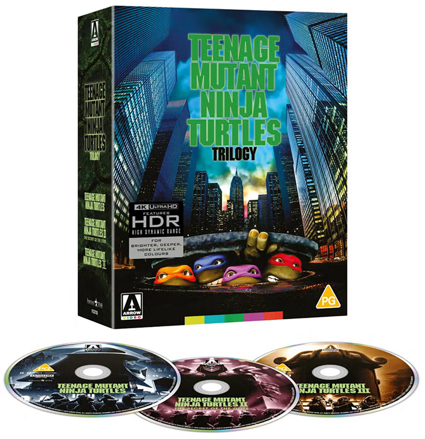 Teenage Mutant Ninja Turtles Trilogy UHD pack shot