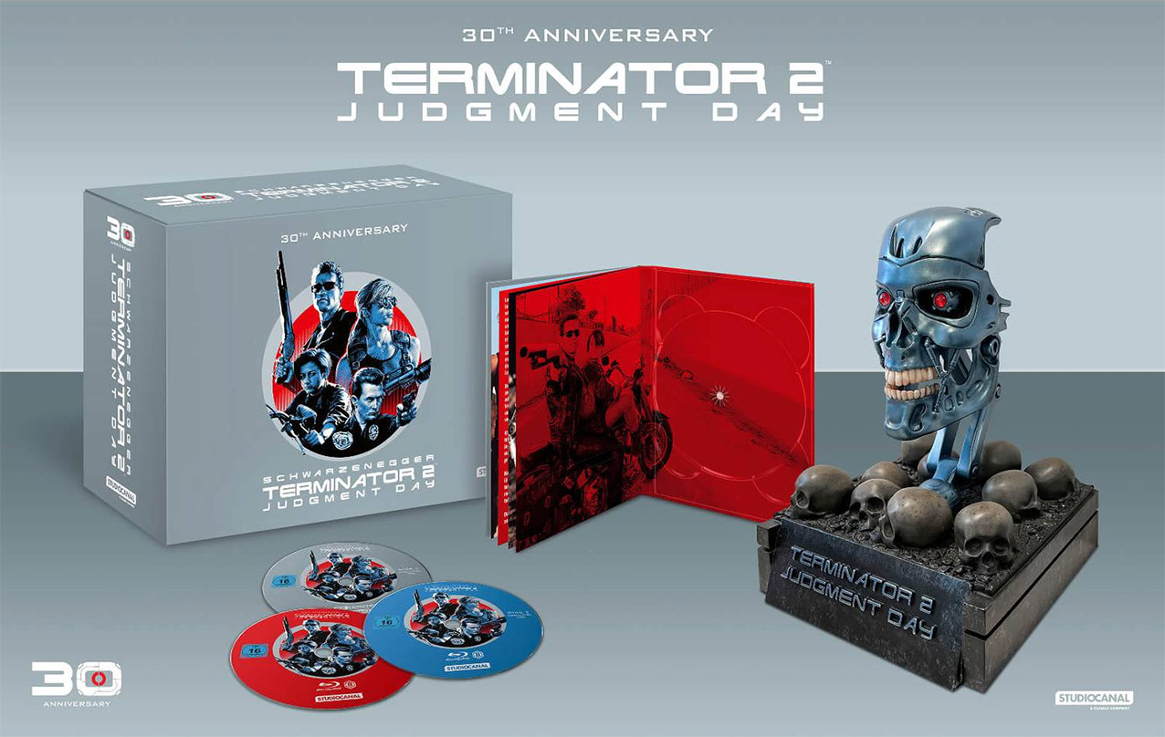 Terminator 2: Judgement Day – Endo Skull Limited Edition UHD pack shot