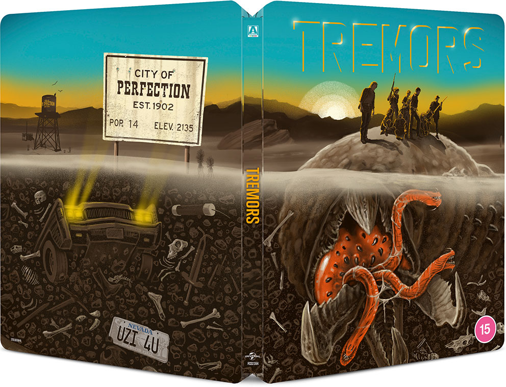 Tremors UHD/Blu-ray Steelbook pack shot