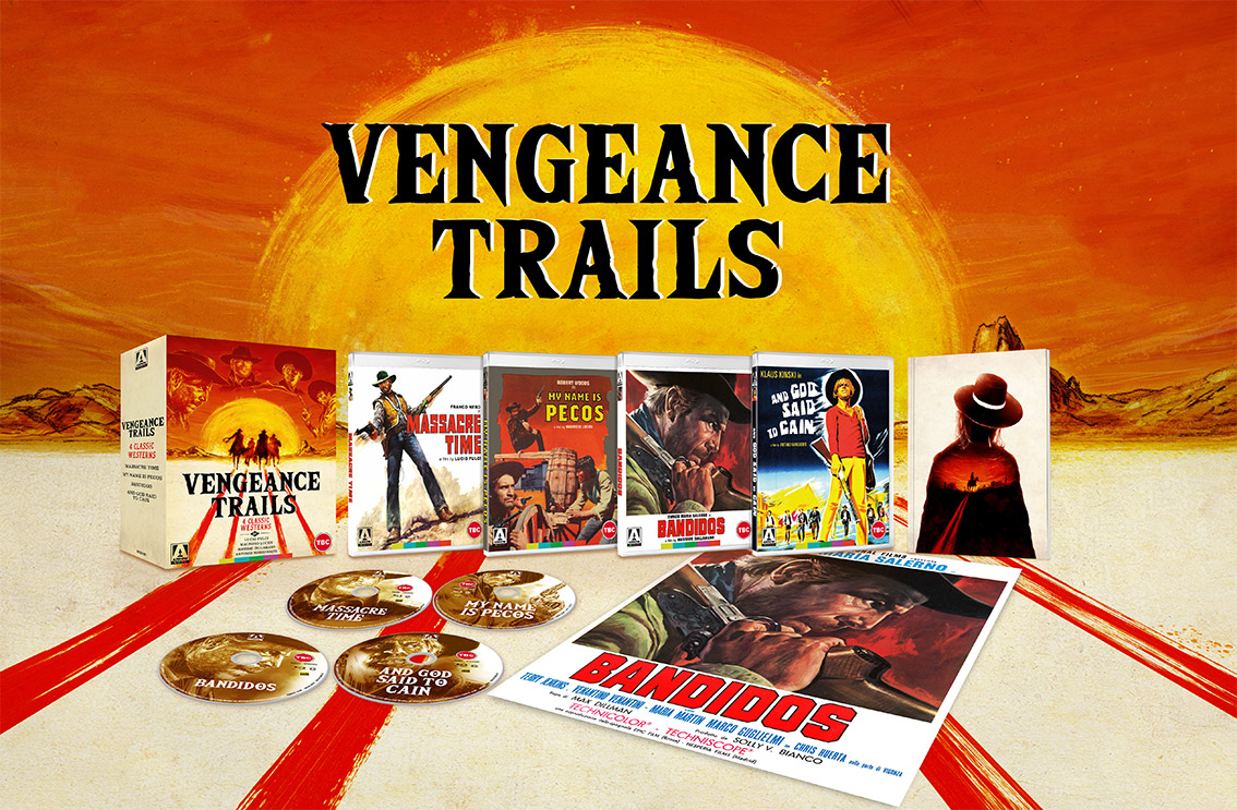 Vengeance Trails: 4 Classic Westerns Blu-ray pack shot